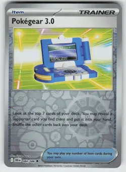 Pokegear 3.0 084/086 Uncommon Black Bolt Pokemon Reverse Holo Near Mint - Image 1