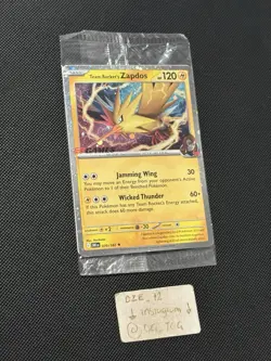 SEALED EB GAMES PROMO - Pokemon Destined Rivals - Team Rocket’s Zapdos - 070/182 - Image 3