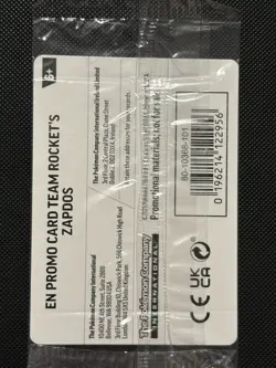 SEALED EB GAMES PROMO - Pokemon Destined Rivals - Team Rocket’s Zapdos - 070/182 - Image 5