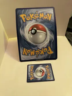 JUMBO Oversized Reshiram & Charizard GX Tag Team Gold Promo SM247 Pokemon NM - Image 2