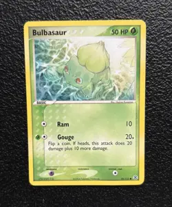 Pokemon TCG - Bulbasaur 55/112 - Vintage Regular Rare - FireRed & LeafGreen - Image 1