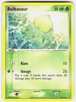 Bulbasaur 55/112 Common FireRed & LeafGreen Pokemon Lightly Played - Image 2