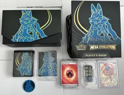 Pokemon Mega Evolution Elite Trainer Box Lucario (no packs, promo open) - Image 1