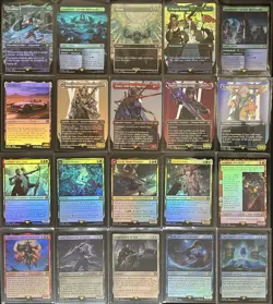 Final Fantasy MTG Foil Extended Art Borderless -35 Card Lot- Terra Emet-Selch - Image 2