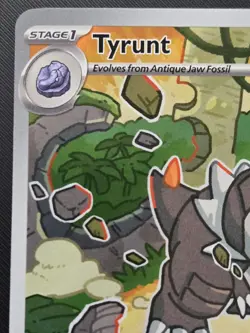 Pokemon TCG: Perfect Order - Tyrunt (MEP-EN 070) Full Art Black Star ETB Promo - Image 2