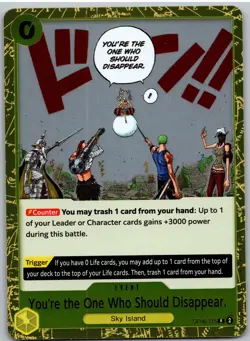 You're the One Who Should Disappear OP06-115 One Piece NM - Image 1