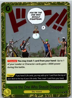 You're the One Who Should Disappear OP06-115 Wings of the Captain One Piece NM - Image 1
