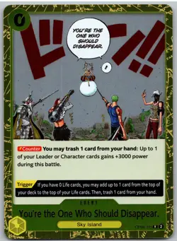 You're the One Who Should Disappear OP06-115 One Piece NM - Image 1