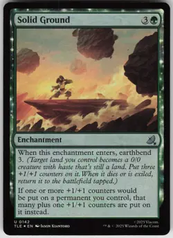 MTG Solid Ground Foil NM Avatar: The Last Airbender: Eternal Legal Magic 142 - Image 1