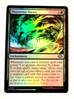 Monstrous Vortex #0162 Modern Horizons 3 MTG (Foil) - Image 1