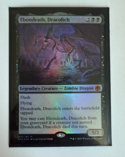 Ebondeath, Dracolich Adventures in the Forgotten Realms Foil NM - Image 1