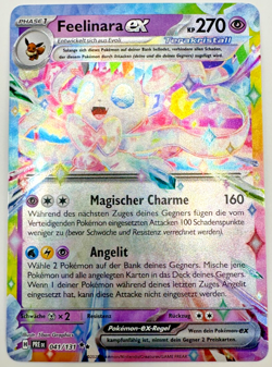 Pokemon Karte TCG Feelinara EX 041/131 Prismatische Entwicklung Holo Deutsch NM - Image 1