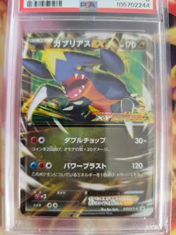 Pokemon Card Knakrack Garchomp Ex XY Promo Holo Corocoro Japanese PSA 8 - Image 3