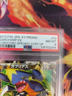 Pokemon Card Knakrack Garchomp Ex XY Promo Holo Corocoro Japanese PSA 8 - Image 4
