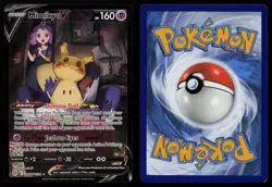 Mimikyu V TG16/TG30 Brilliant Stars Trainer Gallery BRS Holo V Rare Pokemon LP - Image 3