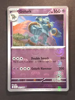 2025 Pokemon GOLURK #043/086 Black Bolt Uncommon Master Ball Reverse Holo ENG - Image 1