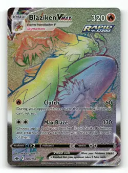 Blaziken VMAX 200/198 - Chilling Reign - Pokemon Card NM/M - Image 1