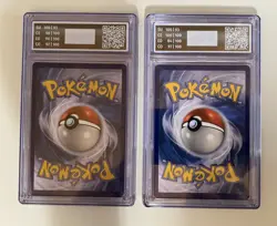 Pokemon Psiana ex 175 & Nachtara ex 176 DE AOG GEM MINT 10 Sequential Set Promo - Image 3