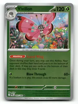 Vivillon 009/088 - Perfect Order Reverse Holo - Pokemon Card NM/M - Image 1