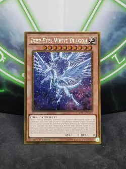 Yugioh Deep-Eyes White Dragon MVP1-ENG05 1st Edition Gold Rare NM - Image 1
