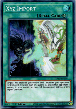 Xyz Import MP21-EN208 Super Rare Yugioh - Image 1