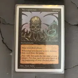1997 Magic the Gathering Necropotence - Fifth Edition #182 MTG NM - Image 1