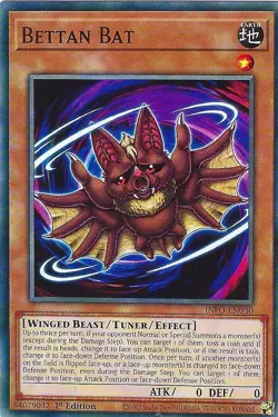 Bettan Bat x3 INFO-EN030 Common Yugioh - Image 1