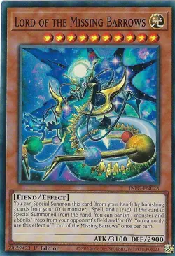 Lord of the Missing Barrows x1 INFO-EN023 Super Rare Yugioh - Image 1
