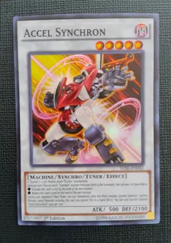 Near Mint Yugioh Accel Synchron SDSE-EN042 1st Edition Super Rare - Image 1