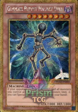 Gimmick Puppet Magnet Doll gold secret rare PGLD-EN002 Yugioh - Image 1