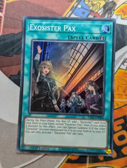 Yugioh Exosister Pax RA02-EN066 Super Rare 1st Edition - Image 1