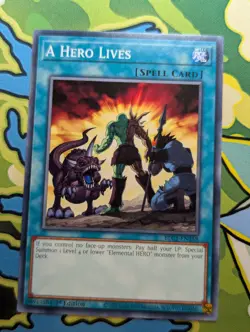 A Hero Lives BLC1-EN158 1st Edition YuGiOh TCG Card - Image 1