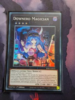 Downerd Magician RA01-EN035 Super Rare 1st Edition YuGiOh TCG Card - Image 1