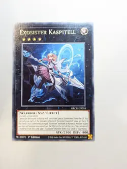 Yu-Gi-Oh! TCG Exosister Kaspitell GRCR-EN018 Rare 1st Edition - Image 1