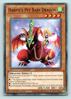 Harpie's Pet Baby Dragon - LDS2-EN071 - Common - 1st Edition - Yugioh - Image 1