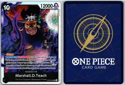 Marshall.D.Teach Reprint OP09-093 Premium Booster -The Best- Vol. 2 One Piece NM - Image 3