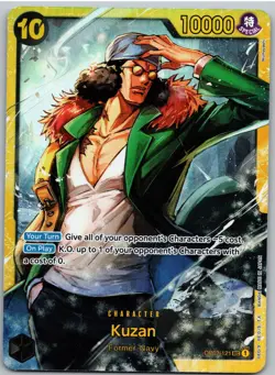 Kuzan (Reprint) OP02-121 Secret Rare Premium Booster -The Best- One Piece NM - Image 1
