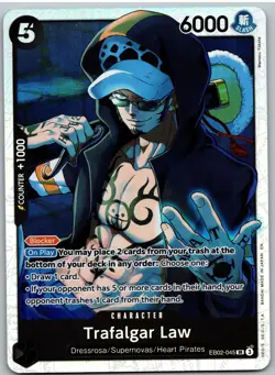 Trafalgar Law EB02-045 Extra Booster: Anime 25th Collection One Piece NM - Image 1