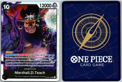 Marshall.D.Teach Reprint OP09-093 Premium Booster -The Best- Vol. 2 One Piece NM - Image 3