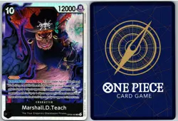 Marshall.D.Teach Reprint OP09-093 Premium Booster -The Best- Vol. 2 One Piece NM - Image 3