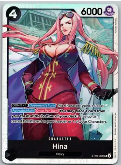 Hina ST19-004 Super Rare Starter Deck 19: BLACK Smoker One Piece NM - Image 1