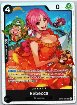 Rebecca (Reprint) OP05-091 Premium Booster -The Best- Vol. 2 One Piece NM - Image 1