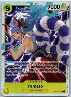 Yamato OP04-112 Super Rare Kingdoms of Intrigue One Piece NM - Image 1
