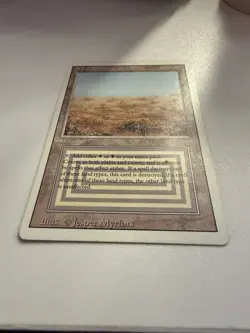 Magic the Gathering Scrubland Revised Edition Dual Land Card Near Mint - Image 4