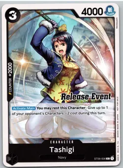 Tashigi (Tournament Pack Vol. 4) ST06-006 One Piece Promotion Cards One Piece NM - Image 1