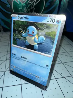 Squirtle 048 151 Cosmos Holo Black Star Promo Pokemon Card - Image 3