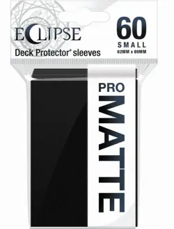 Ultra PRO Eclipse Small BLACK Matte Deck Protector 60ct Card Sleeves 62 x 89mm - Image 2