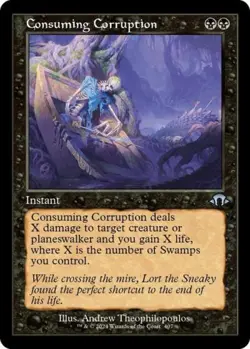 Consuming Corruption (Retro Frame) -Foil Near Mint MTG Modern Horizons 3 - Image 1