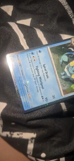 🌀 SWIRL & HEAVY BLEED🌀 Vaporeon 168 Promo - Pokemon Card - Scarlet & Violet NM - Image 3