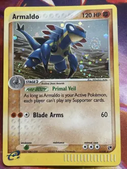 Armaldo - 1/100 - Pokemon Ex Sandstorm Holo Card NM SWIRL - Image 1